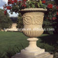 Hot sale planter pots high quality natural stone flower pot for garden decoration